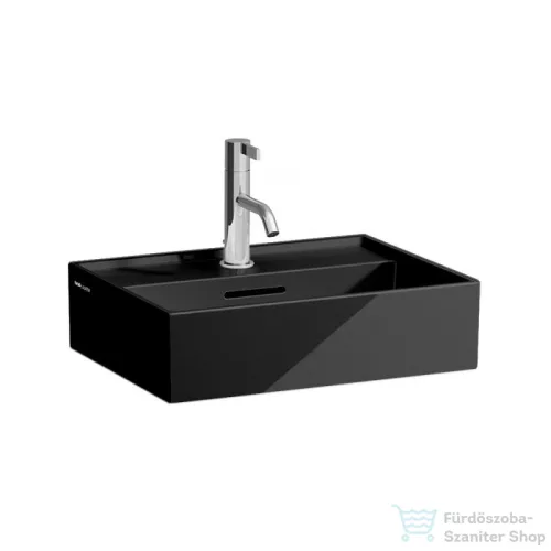 Laufen Kartell 45x34 cm-es mosdó,fényes fekete H8153300201041