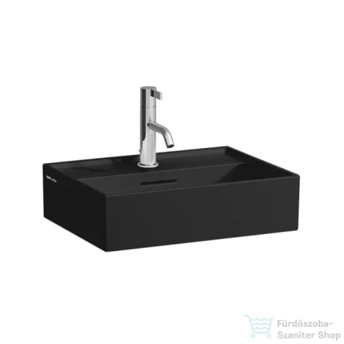 Laufen Kartell 45x34 cm-es mosdó,matt fekete H8153307161041