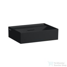   Laufen Kartell 45x34 cm-es mosdó csaplyuk nélkül,matt fekete H8153307161091