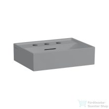   Laufen Kartell 45x34 cm-es mosdó 3 csaplyukkal,matt szürke H8153307591081