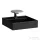 Laufen Kartell By Laufen 46x46 cm-es kézmosó speciális rejtett lefolyóval,fényes fekete H8153310201111