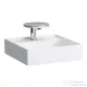 Laufen Kartell By Laufen 46x46 cm-es kézmosó speciális rejtett lefolyóval,LCC bevonattal,fehér H8153314001111