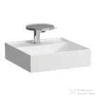 Laufen Kartell By Laufen 46x46 cm-es kézmosó speciális rejtett lefolyóval,matt fehér H8153317571111