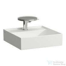   Laufen Kartell By Laufen 46x46 cm-es kézmosó speciális rejtett lefolyóval,matt fehér H8153317571111