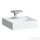 Laufen Kartell By Laufen 46x46 cm-es kézmosó speciális rejtett lefolyóval,LCC Active bevonattal,fehér H815331A001111