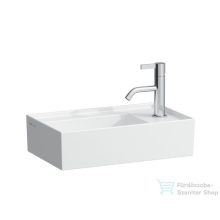   Laufen Kartell By Laufen 46x28 Kézmosó, aszimmetrikus, jobb oldali armatúrapaddal, speciális rejtett lefolyóval H8153340001111 ( 815334 )