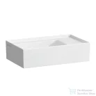 Laufen Kartell By Laufen 46x28 cm-es mosdó csaplyuk és túlfolyó nélkül,LCC bevonattal,fehér H8153344001121