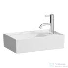 Laufen Kartell 46x28 cm-es kézmosó, jobb oldali csaplyukkal,speciális rejtett lefolyóval,matt fehér H8153347571111