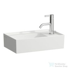   Laufen Kartell 46x28 cm-es kézmosó, jobb oldali csaplyukkal,speciális rejtett lefolyóval,matt fehér H8153347571111