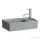 Laufen Kartell 46x28 cm-es kézmosó, jobb oldali csaplyukkal,speciális rejtett lefolyóval,Graphite matt H8153347581111