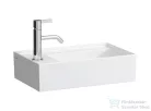 Laufen Kartell By Laufen 46x28 cm-es kézmosó,bal oldali csaplyukkal, speciális rejtett lefolyóval,LCC bevonattal, H8153354001111