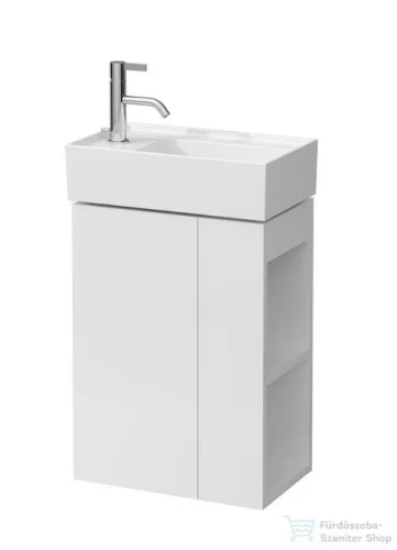 Laufen Kartell By Laufen 46x28 cm-es kézmosó,bal oldali csaplyukkal, speciális rejtett lefolyóval,LCC bevonattal, H8153354001111