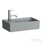Laufen Kartell By Laufen 46x28 cm-es kézmosó,bal oldali csaplyukkal, speciális rejtett lefolyóval,Graphite matt H8153357581111