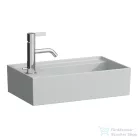 Laufen Kartell By Laufen 46x28 cm-es kézmosó,bal oldali csaplyukkal, speciális rejtett lefolyóval,Matt szürke H8153357591111