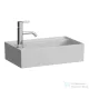 Laufen Kartell By Laufen 46x28 cm-es kézmosó,bal oldali csaplyukkal, speciális rejtett lefolyóval,Matt szürke H8153357591111