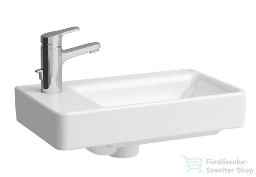 Laufen Pro S 48x28 cm-es kézmosó bal oldali csaplyukkal,LCC bevonattal,fehér H8159554001041