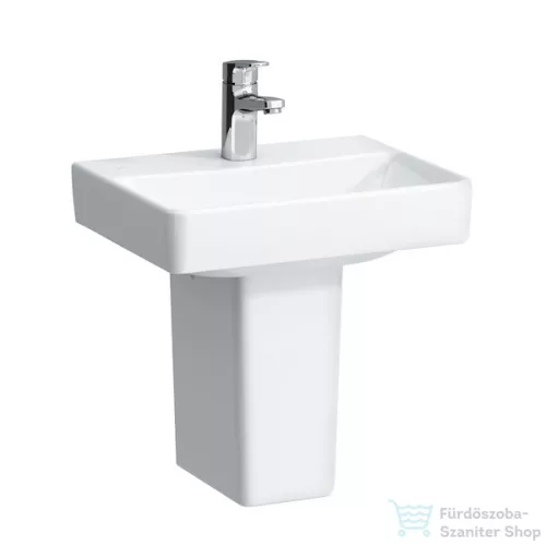 Laufen Pro S 45x34 cm-es kézmosó 1 csaplyukkal,túlfolyó nélkül,LCC Active bevonattal,fehér H815961A001561