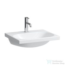   Laufen Lua 55x46 cm-es csiszolt aljú mosdó egy csaplyukkal,túlfolyó nélkül,LCC bevonattal,H8160824001561