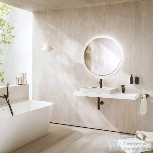 Laufen MEDA 65x46 cm-es falra/bútorra szerelhető csiszolt aljú mosdó LCC bevonattal,fehér H8161144001041