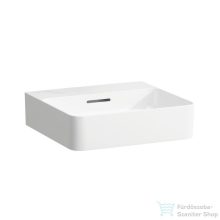   Laufen Val SaphirKeramik 45x42 cm-es csiszolt aljú mosdó csaplyuk nélkül,LCC bevonattal,fehér H8162804001091