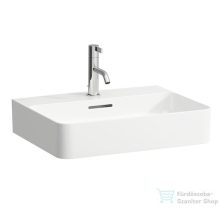  Laufen Val SaphirKeramik 55x42 cm-es csiszolt aljú mosdó LCC Active bevonattal,fehér H816282A001041