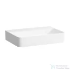 Laufen Val SaphirKeramik 60x42 cm-es csiszolt aljú mosdó csaplyuk és túlfolyó nélkül,LCC bevonattal,fehér H8162834001121