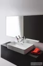 Laufen Val SaphirKeramik 60x42 cm-es csiszolt aljú mosdó,matt fehér H8162837571041