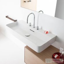   Laufen Val SaphirKeramik 95x42 cm-es csiszolt aljú mosdó 3 csaplyukkal,fehér H8162870001081