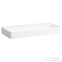   Laufen Val SaphirKeramik 95x42 cm-es csiszolt aljú mosdó csaplyuk és túlfolyó nélkül,fehér H8162870001121