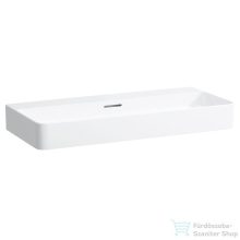  Laufen Val SaphirKeramik 95x42 cm-es csiszolt aljú mosdó csaplyuk nélkül,LCC bevonattal,fehér H8162874001091