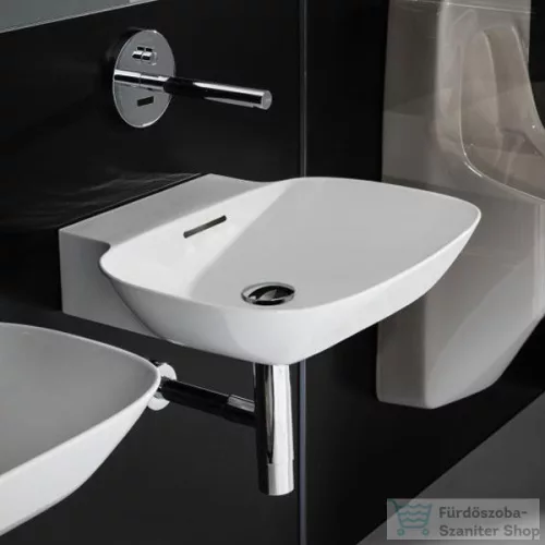 Laufen Ino 45x41 cm-es csiszolt aljú kézmosó csaplyuk nélkül,fehér H8163000001091
