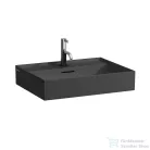 Laufen Kartell By Laufen 50x46 cm-es csiszolt aljú mosdó,fényes fekete H8163320201041
