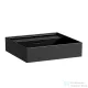Laufen Kartell By Laufen 50x46 cm-es csiszolt aljú mosdó csaplyuk nélkül,fényes fekete H8163320201091