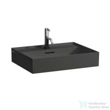   Laufen Kartell By Laufen 50x46 cm-es csiszolt aljú mosdó,matt fekete H8163327161041