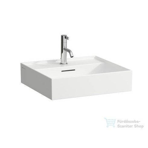 Laufen Kartell By Laufen 50x46 cm-es csiszolt aljú mosdó,matt fehér H8163327571041