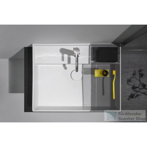 Laufen Kartell By Laufen 50x46 cm-es csiszolt aljú mosdó,matt fehér H8163327571041