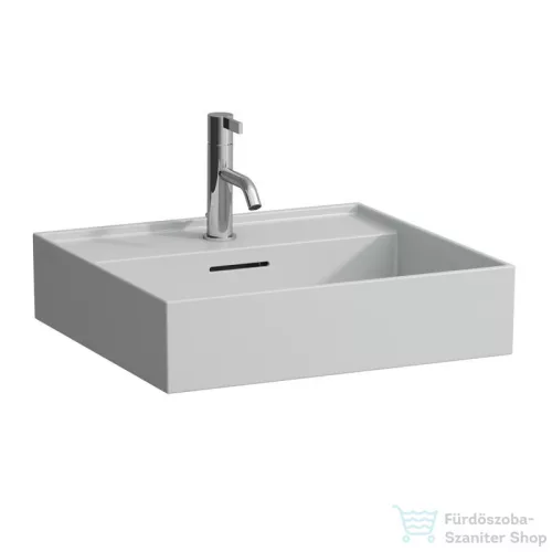 Laufen Kartell By Laufen 50x46 cm-es csiszolt aljú mosdó,Matt szürke H8163327591041