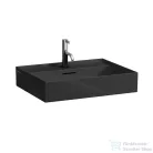 Laufen Kartell By Laufen 60x46 cm-es csiszolt aljú mosdó,fényes fekete H8163330201041