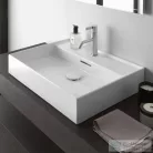 Laufen Kartell By Laufen 60x46 cm-es csiszolt aljú mosdó,matt fehér H8163337571041