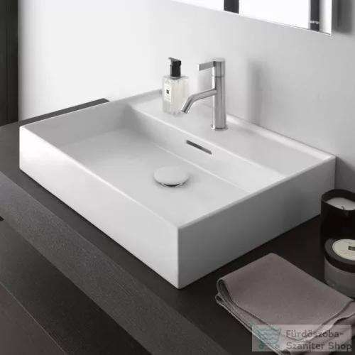 Laufen Kartell By Laufen 60x46 cm-es csiszolt aljú mosdó,matt fehér H8163337571041