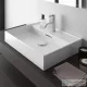 Laufen Kartell By Laufen 60x46 cm-es csiszolt aljú mosdó,matt fehér H8163337571041