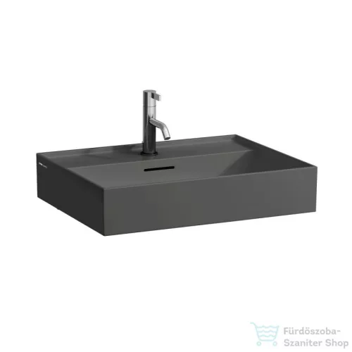 Laufen Kartell By Laufen 60x46 cm-es csiszolt aljú mosdó,Graphite matt H8163337581041