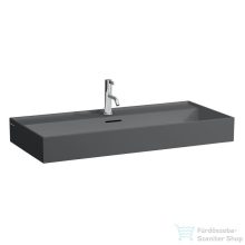   Laufen Kartell 100x46 cm-es csiszolt aljú mosdó,Graphite matt H8163377581041