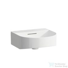   Laufen Sonar 41x42 cm-es csiszolt aljú kézmosó csaplyuk nélkül,LCC bevonattal,fehér H8163414001091