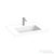 Jika CUBITO 53,5x37 cm-es alulról beépíthető, csaplyuk nélküli mosdó Jika Perla bevonattal, fehér H8164221001091
