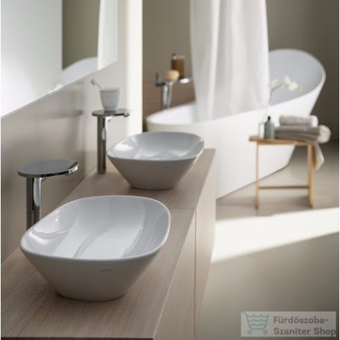 Laufen Palomba 52x38 cm-es mosdótál LCC bevonattal,H8168024001121