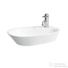 Laufen Palomba 60x40 cm-es mosdótál 1 csaplyukkal,LCC bevonattal,fehér H8168034001041