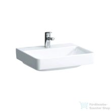   Laufen Pro S 55x46,5 cm-es csiszolt aljú mosdó 1 csaplyukkal,túlfolyó nélkül,LCC bevonattal,fehér H8169624001561