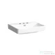 Laufen Pro S 60x46,5 cm-es csiszolt aljú mosdó 3 csaplyukkal,LCC Active bevonattal,fehér H816963A001081