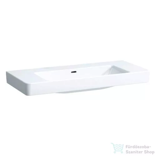 Laufen Pro S 105x46,5 cm-es csiszolt aljú mosdó csaplyuk nélkül,fehér H8169660001091